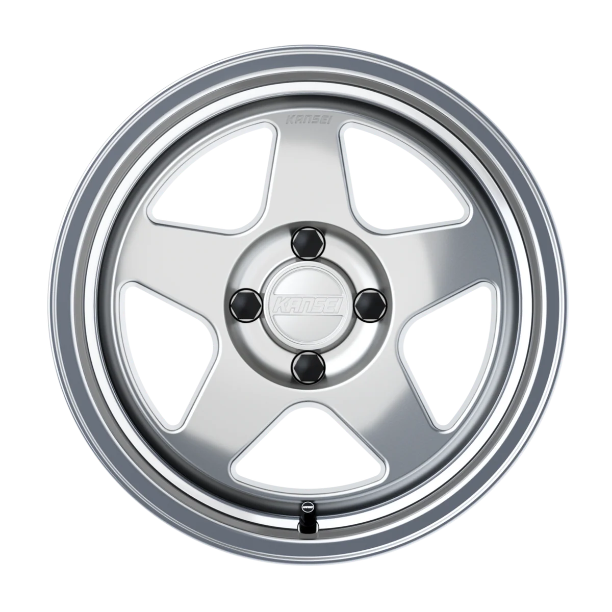 KNP 15" - Hyper Silver Machined Lip 4x100 by Kansei
