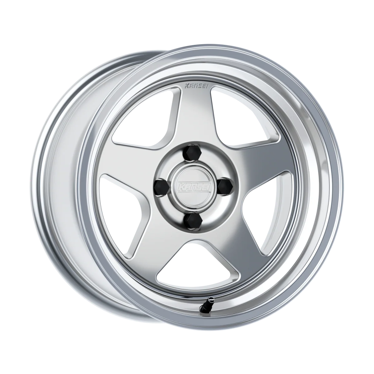 KNP 15" - Hyper Silver Machined Lip 4x100 by Kansei
