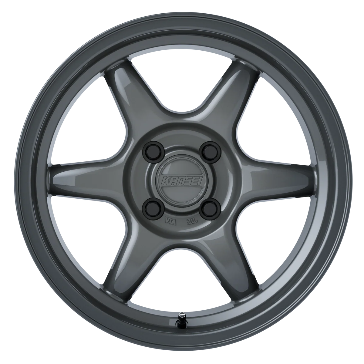 Tandem 15" - Gloss Gunmetal 4x100 by Kansei