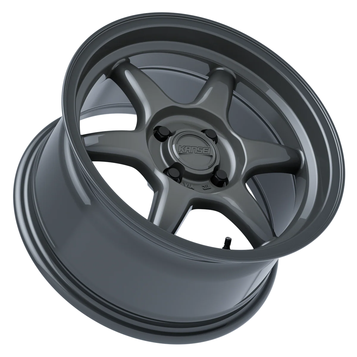 Tandem 15" - Gloss Gunmetal 4x100 by Kansei