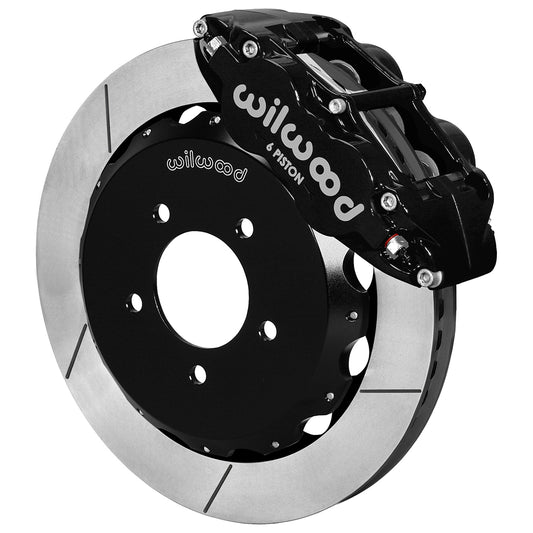 Front Big Brake Kit Superlite 6R 12.88" Black Slotted Rotor for NC Mazda MX5 Miata by Wilwood | 140-12907