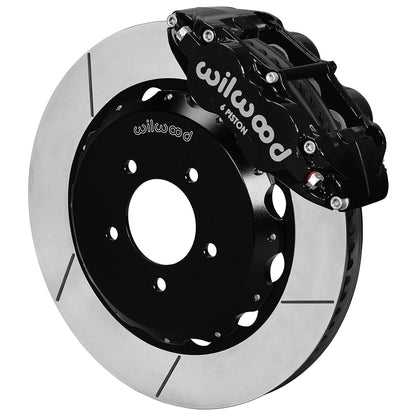 Front Big Brake Kit Superlite 6R 14.00" Black Slotted Rotor for NC Mazda MX5 Miata by Wilwood | 140-12911