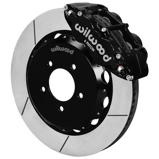 Front Big Brake Kit Superlite 6R 14.00" Black Slotted Rotor for NC Mazda MX5 Miata by Wilwood | 140-12911