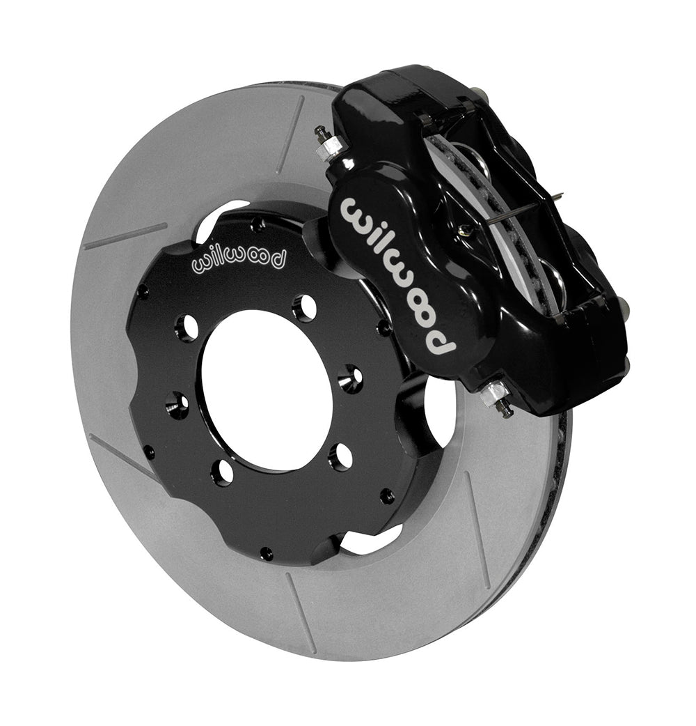 Front Big Brake Kit Dynalite 4 11.00" Black Slotted Rotor for NA/NB Mazda MX5 Miata by Wilwood | 140-13379