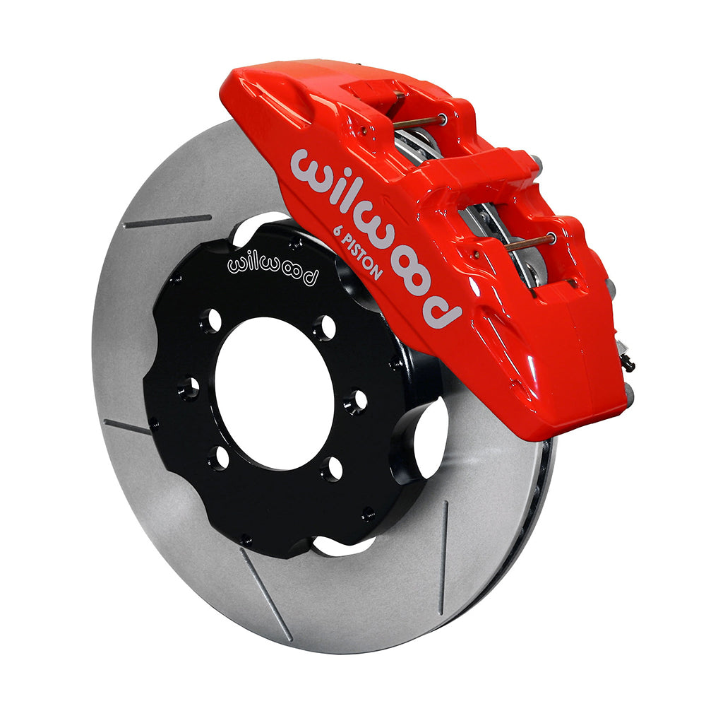 Front Big Brake Kit Dynapro 6 11.00" Red Slotted Rotor for NA/NB Mazda MX5 Miata by Wilwood | 140-13380-R