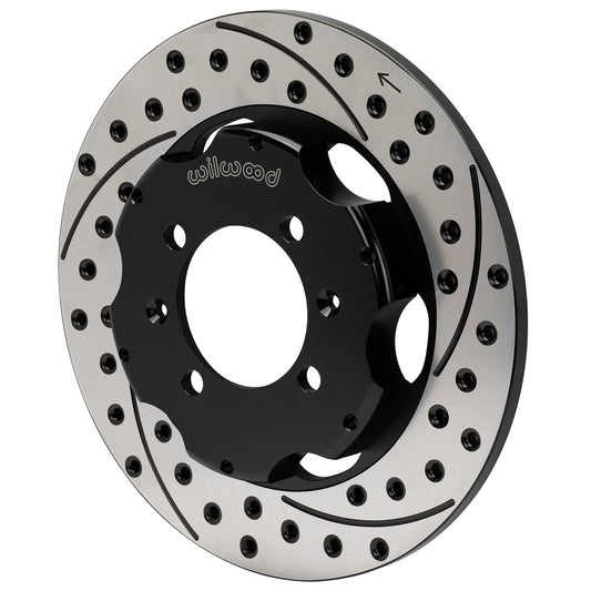 Rear Brake Kit Promatrix 10.85" Drilled & Slotted Rotor for NB2 Mazda MX5 Miata by Wilwood | 140-17644-D